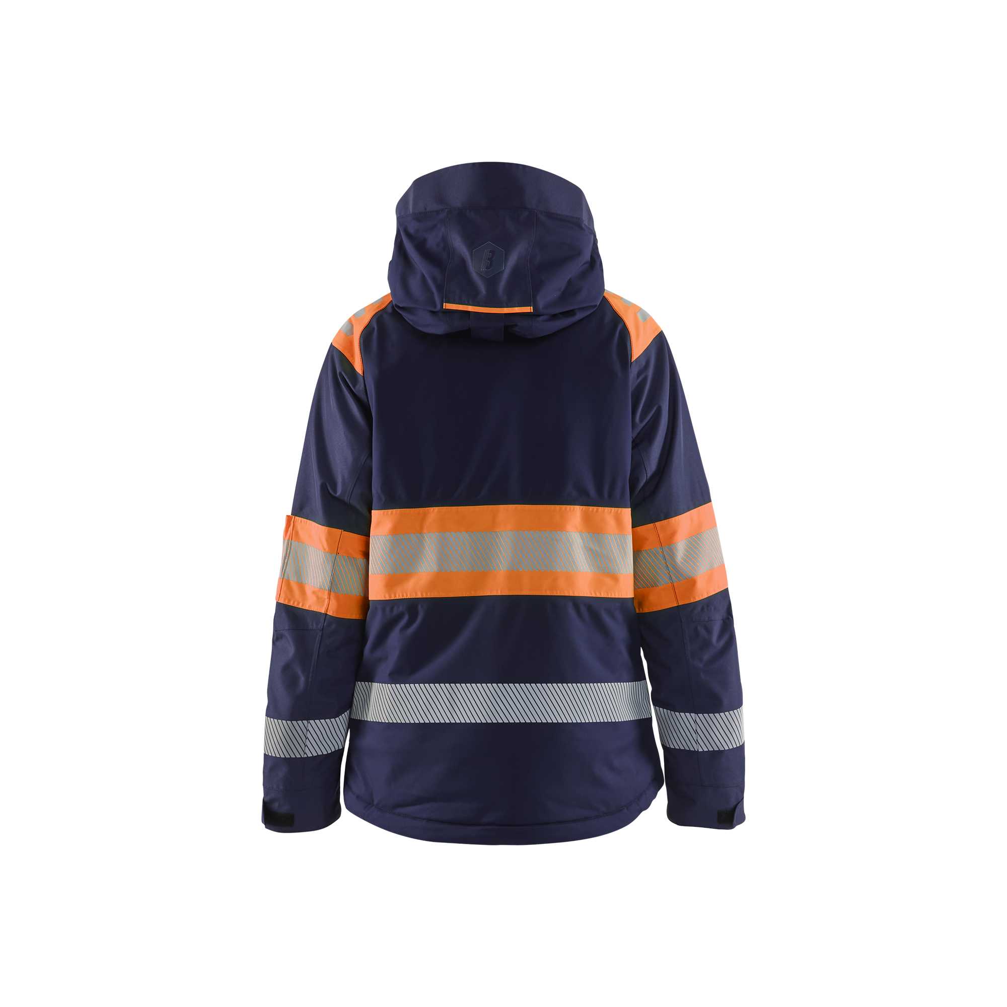 BLAKLADER 44701977 Women’s Hi Vis Winter Jacket Hi Vis Reflective Work Jacket WOMEN - Waterproof